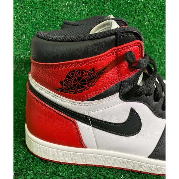 Jordan 1 Retro Black Toe Shoes size 9.5 R E P S